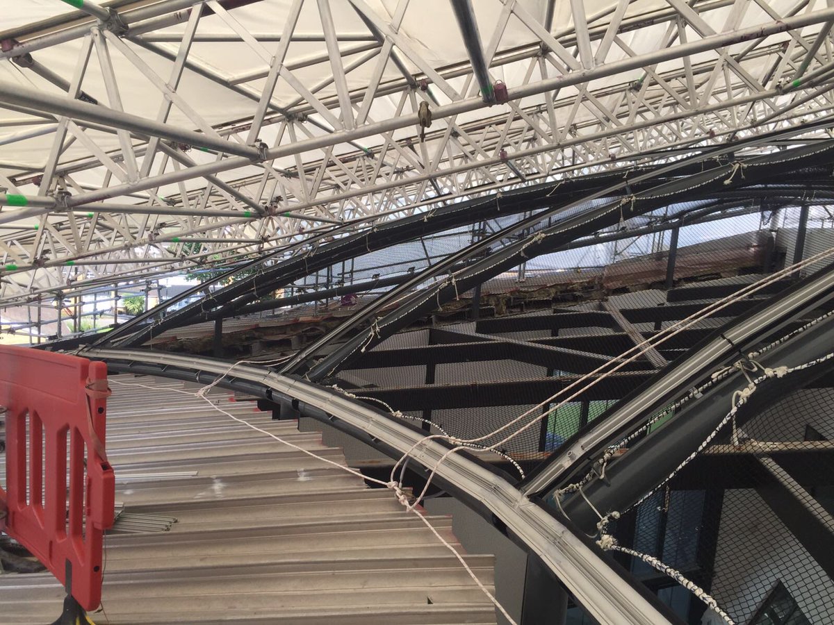 GodivaGroup1's tweet photo. #throwbackthursday to our temporary roof project for Grace academy. The structure had to be pre built at ground level. For more information on this or other projects, then our case studies can be found at https://t.co/SzHCCEFAsM
#scaffoldingspecialists #aplatformforsuccess https://t.co/LoRjZEARdD