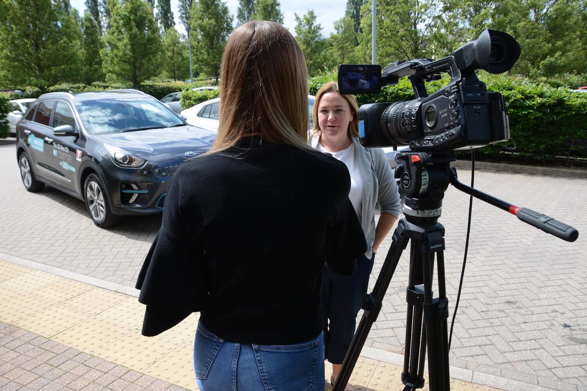 Find out more about @WTSNottingham #ULEVExperience on @Notts_TV  at 5.30pm today - hear an interview with Mel from @DriveElectricUK at #CleanAirDay2019 #EV Roadshow held in partnership with the @EMChamberNews and @Geldards. More EV Roadshow events here: bit.ly/2Y2BxNg