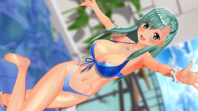 乳輪はみ出しグラビア鈴谷#COM3D2 #CM3D2 