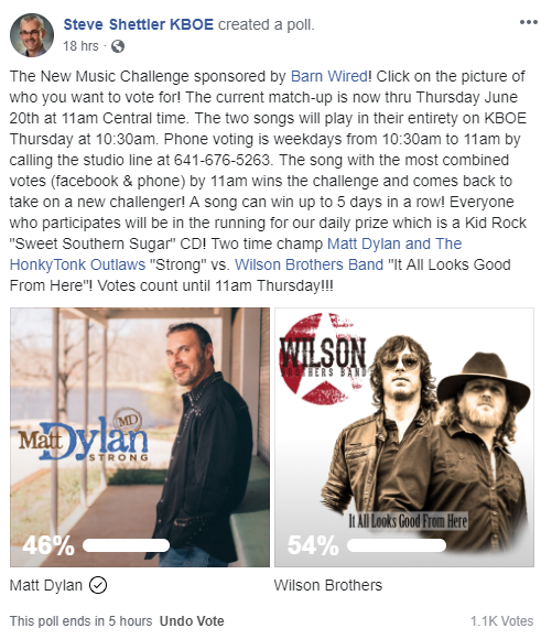 Pats_Body_Shop's tweet photo. Round 3 continues and we need your support! Please go to Facebook and find SteveshettlerKBOE to vote for Matt Dylan! We need your support! Thank you! https://t.co/2K7pNZihKb