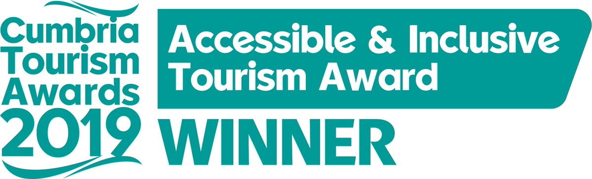 Delighted to be a winner at the <a href="/CumbriaAwards/">Cumbria Tourism Awards</a> in the Accessible and Inclusive category last night. A recognition of the whole team and our visitors.