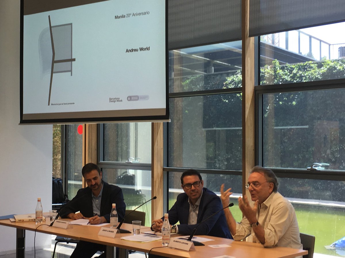 AndreuWorld's tweet image. “La historia de Manila arranca con el pasado: lo simbólico: la sillez” Alberto Lievore en @museudeldisseny. #Manila20aniv #lievorealtherrmolina #barcelonadesignweek