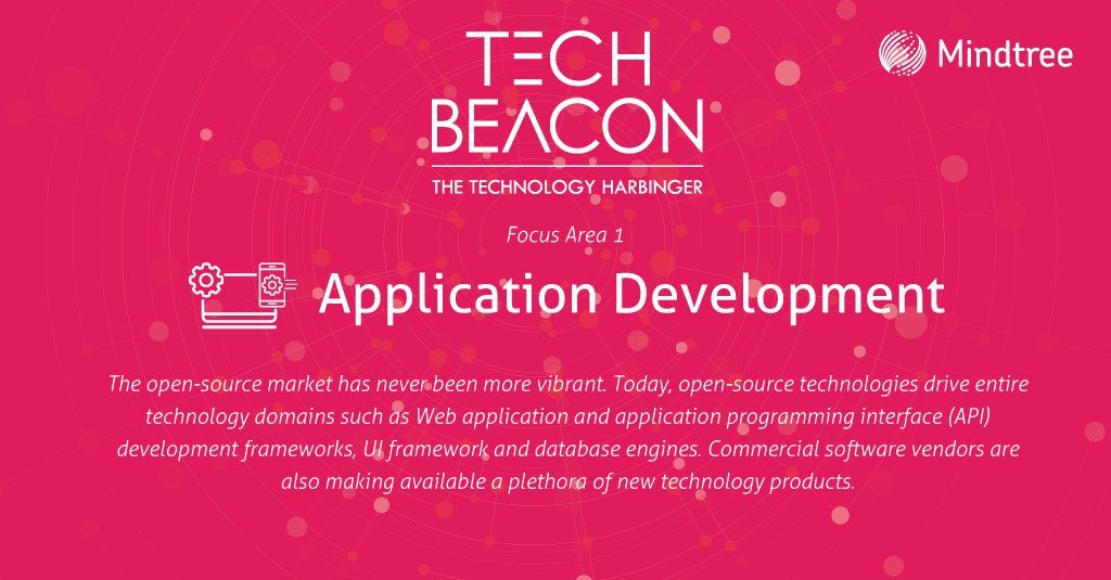 Mindtree_Ltd's tweet photo. Mindtree's Tech Beacon 2019 presents point of view on various focus areas in the technology domain. Grab a copy today. Click here: https://t.co/I0piC7FG75 #TechBeacon #MindtreeTechBeacon #Cloud #IoT #AI #blockchain #extendedreality #ApplicationDevelopment #ArchitecturePatterns https://t.co/nWtmgxvTd6