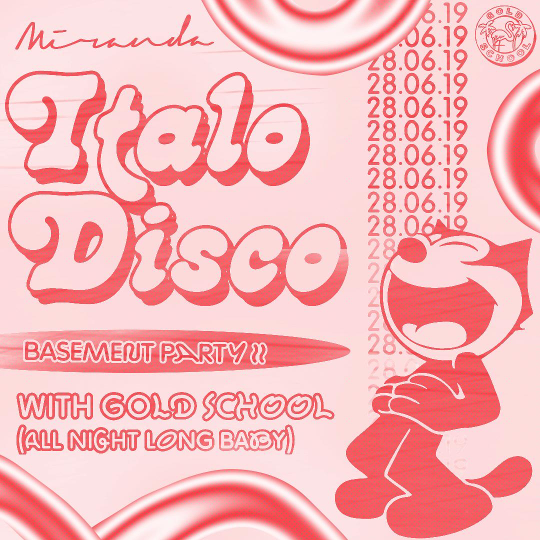 Fri 28 Jun — Gold School take to the stage once again to showcase their love for all things Italo Disco; celebrating its colourful soundscapes and uplifting rhythms all night long.