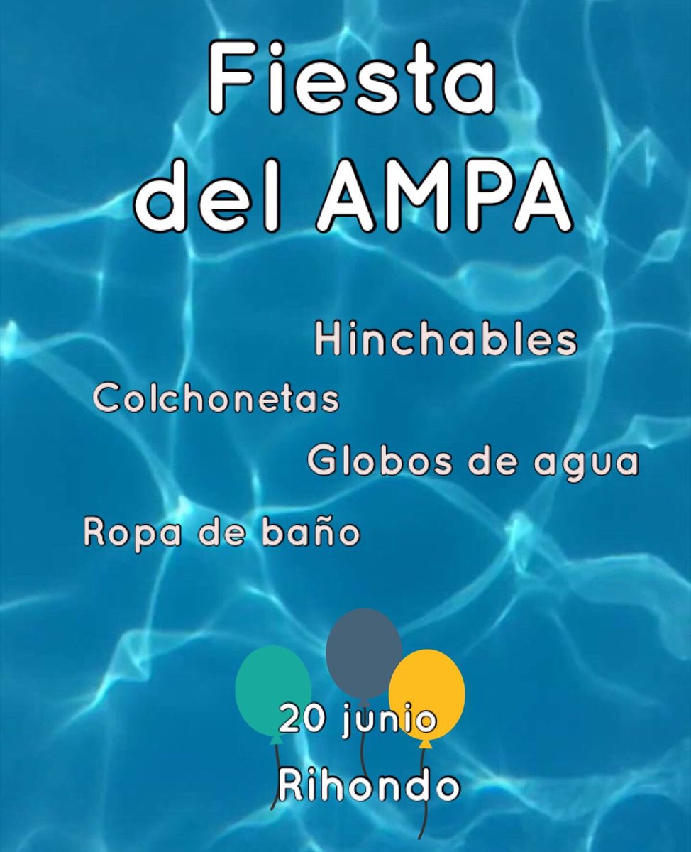 ¡No paramos! Y esta vez gracias a <a href="/AmpaRihondo/">AMPA Colegio Rihondo</a> podemos disfrutar de un montón de actividades en el patio: hinchables, toboganes y mucho más 💥💥 #Rihondo #PrimariaRihondo #ESORihondo  Ampa Nuestra Señora de Rihondo