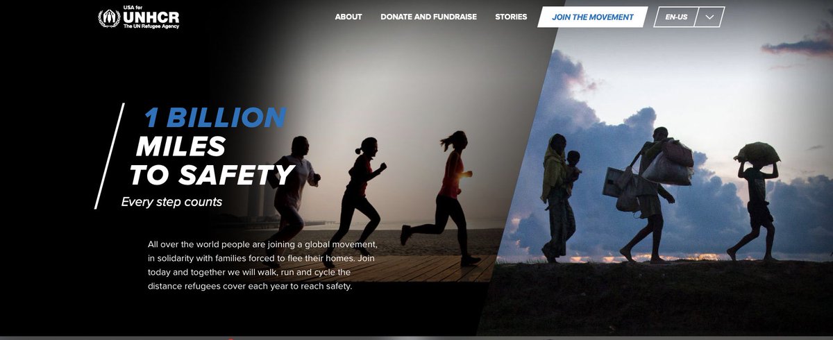 #StepWithRefugees — Take A Step on World Refugee Day "Whether you’re a walker, a jogger or a competitive athlete, you can join this truly global effort and make every step count for refugees." 🇺🇳Join the movement: stepwithrefugees.org 🚶‍♀️🚶‍♂️🏃‍♀️🏃‍♂️  #unhcr #un #worldrefugeeday