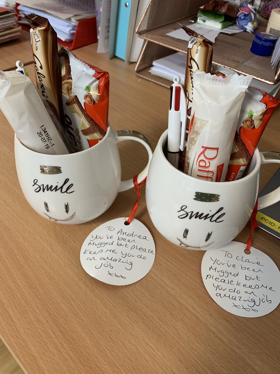 Lovely surprise when I walked into work today. 😊@NorthCumbriaNHS