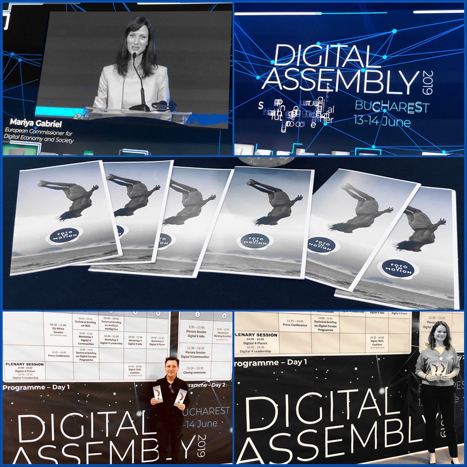 FotoInMotion's tweet photo. FotoInMotion was represented at the Digital Assembly 2019 in Bucharest, Romania!

#DA19eu #DigitalSingleMarket #Bucharest #Romania #FotoInMotion https://t.co/2Fl7MNtcdc
