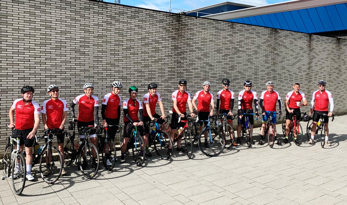 LSHtweets's tweet photo. And they're off....Good luck to our LSH home team and clients today, cycling 80 miles through the Chilterns in aid of @HeadwayThamesV. It is not too late to donate - https://t.co/PNKolCwLwb https://t.co/n0NIzgku57