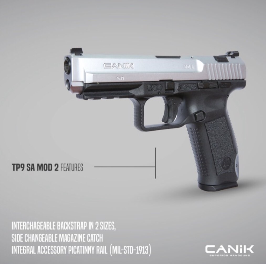 canikusa's tweet photo. [TP9 SA Mod.2]
The smooth-shooting TP9 SA Mod.2 is a breakthrough in ergonomics for self-defense handguns.
.
.
#canikusa #canikarms #tp9sa #tp9samod2 #pistol #handgun #carrygun #selfdefense #pewpew #pewpewlife #targetshooting #centuryarms #firearms #military #police #tactical https://t.co/YUx7KuhwR6