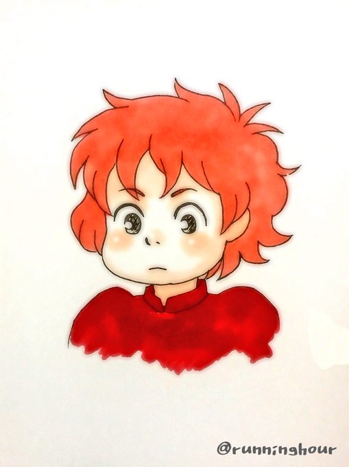 崖の上のポニョのtwitterイラスト検索結果 古い順