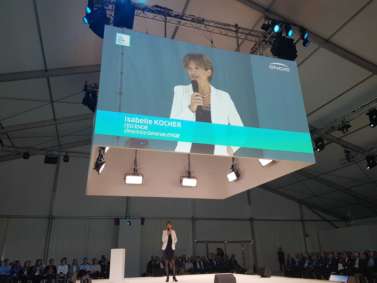 ENGIEgroup's tweet photo. " The best energy is the one we don't consume. We must rethink the way we use our energy " @isabelle_kocher #ActWithENGIE https://t.co/kBvNDiAv6L