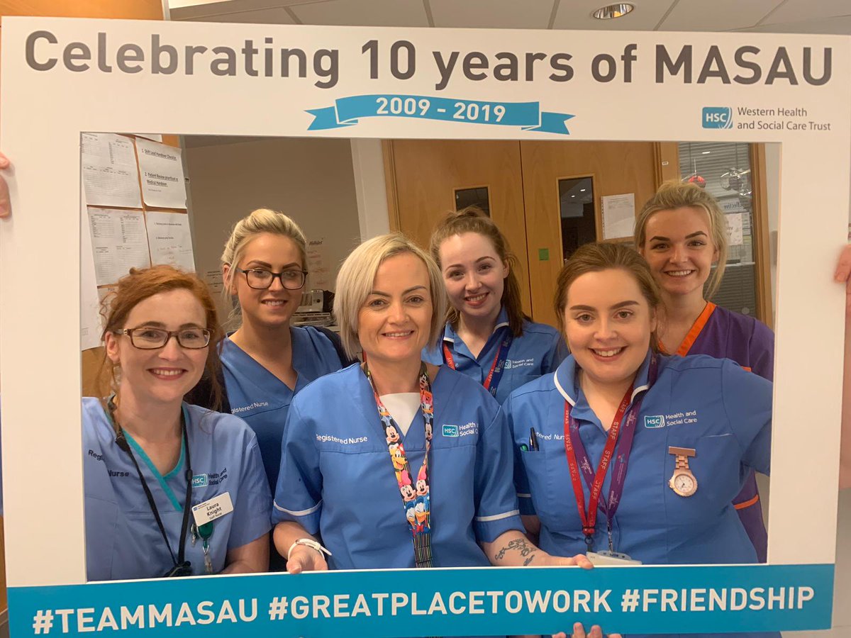 mmcdermott_88's tweet photo. 03:00am and still smiling MASAU night team. Acute Nursing 24/7 #teammasau #masau10 #friendship @sineadmcgirrya1 @WesternHSCTrust @LauraKn98278557 @ClareMulligan3 https://t.co/ktIDrh4db2