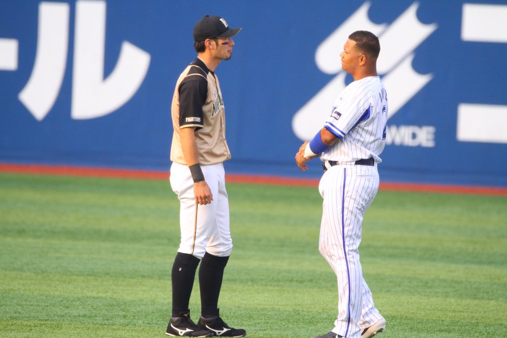 haruki__bay's tweet photo. 6/20（浜スタ）
元同僚
#baystars #ロペス #el_chamo #lovefighters #大田泰示 https://t.co/eRwl1gHugm
