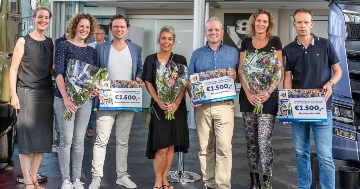 Cheque van 1.500 euro voor goede doelen... bit.ly/31J4vUP #Zwolle