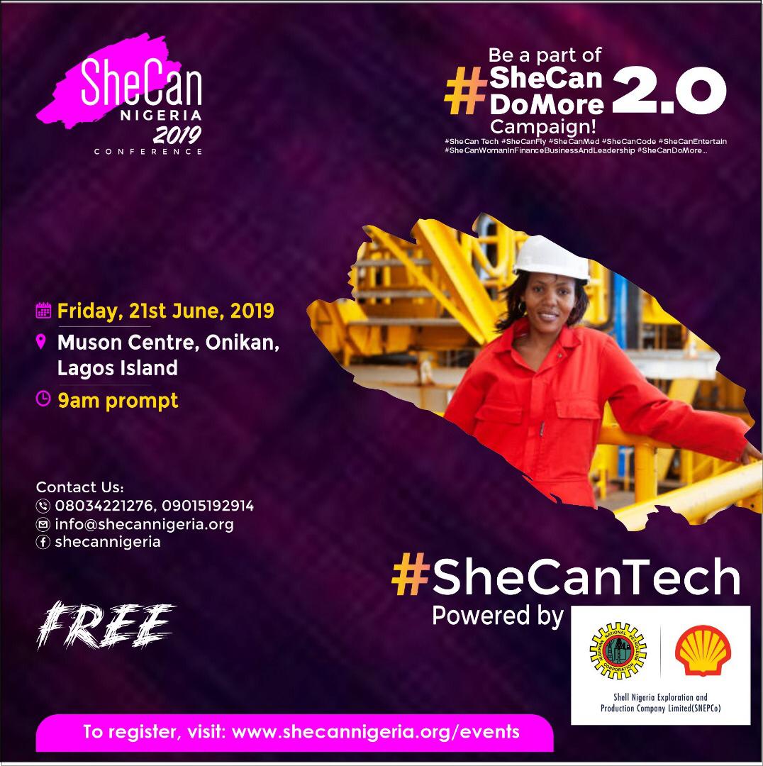 shecannigeria's tweet image. Introducing #shecantech, debuting this Friday at our conference. Join us #shecan #shecannigeria #shecandomore