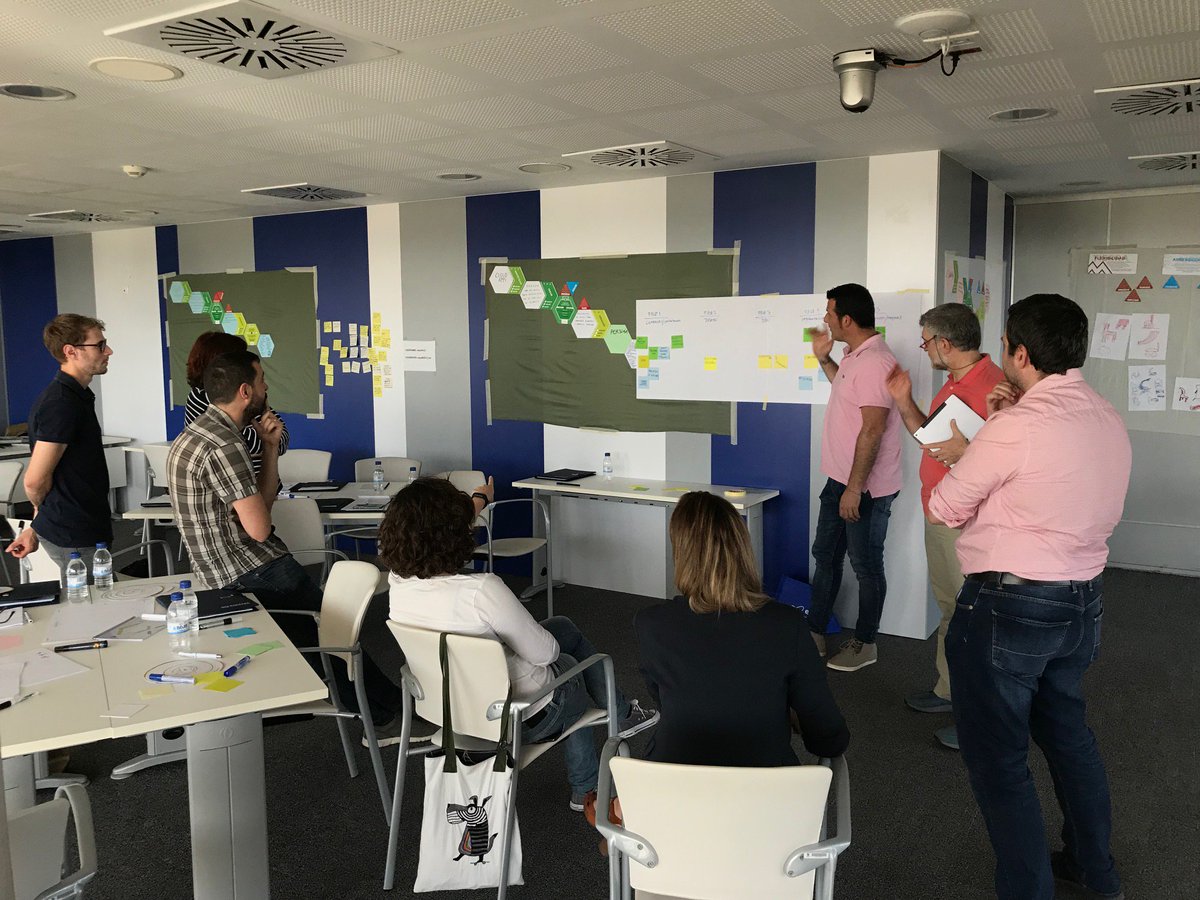espaitec's tweet photo. Para innovar hay que combinar empeatía, aprendizaje, creatividad y flexibilidad. También hacerse buenas preguntas. La 2ª sesión de formación de #CSGP2019
se centró en #designthinking. Compartimos algunos consejos aprendidos para innovar en la empresa 👉 https://t.co/ExYs4U3g4T https://t.co/UO3g7SCo7E