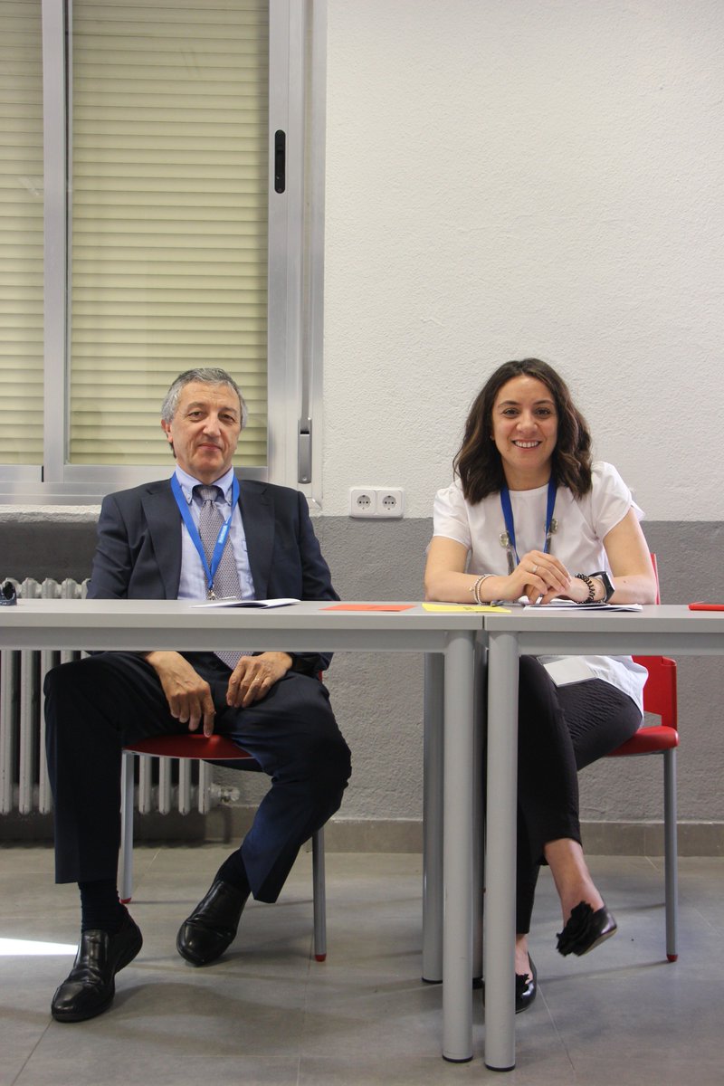 The chairmen for both sessions: 
Carlos Vila &amp; Eduardo Cuesta
Emilio Prieto &amp; Piera Maresca
#MESIC2019