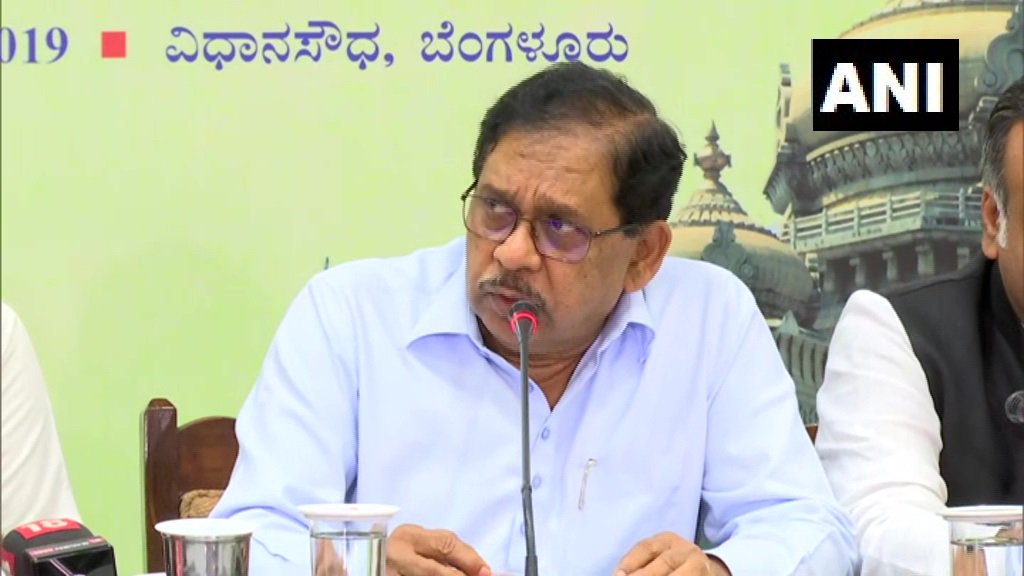 ANI's tweet photo. G. Parameshwara, Deputy Chief Minister of Karnataka: Government has decided to start teaching English in 1000 schools in Karnataka. https://t.co/26Zt2uoIX8