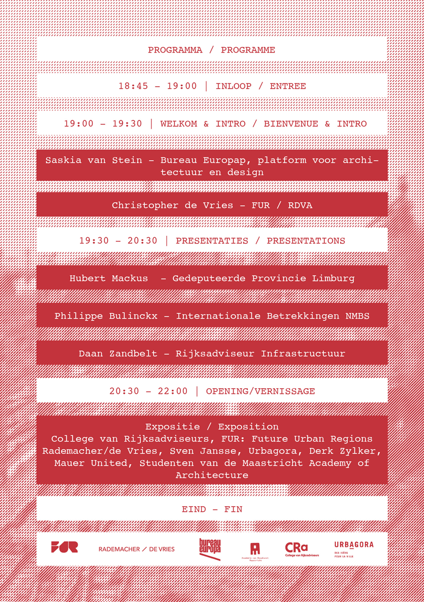 Ce jeudi 27 juin, vernissage, au <a href="/BureauEuropa/">Bureau Europa</a> de #Maastricht de l'exposition «DE EUREGIO ONTSPOORD ? / L’EUREGIO DERAILLE ?», à laquelle nous participons. Bienvenue à tous et toutes... #rail #L40 #Euregio