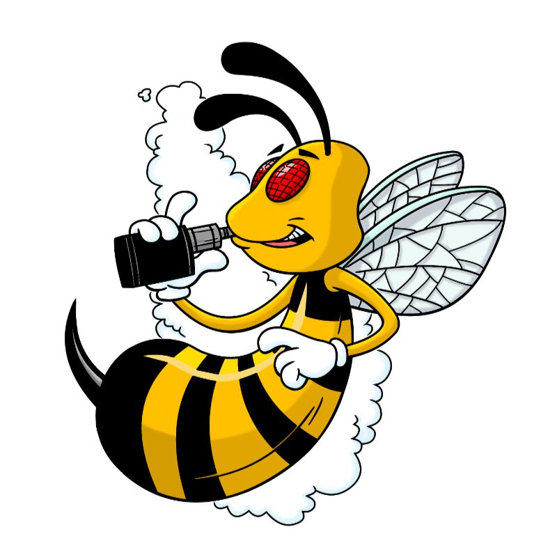 Vaping Bee Character Design

#bee #cartoonbee #vaping #eciggarette
#drawing #illustration #characterdesign #design