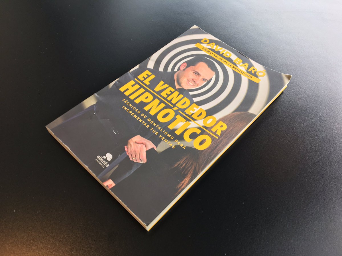 designetworking's tweet photo. Nuevo post #FeedbackLibro “#ElVendedorHipnotico” de @davidbaromental https://t.co/K36uYINwZi @Alienta #vender #emprender #conectar #PNL @ObservatorioBE #cliente #comunicacion https://t.co/xqKTQl35vv