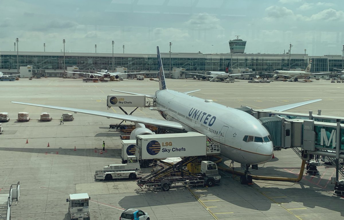My ride for the next 9.5 hrs #MUC to #ORD #Muncih to #Chicago #Boeing #777 - 200 - Until Next time Deutschland #United