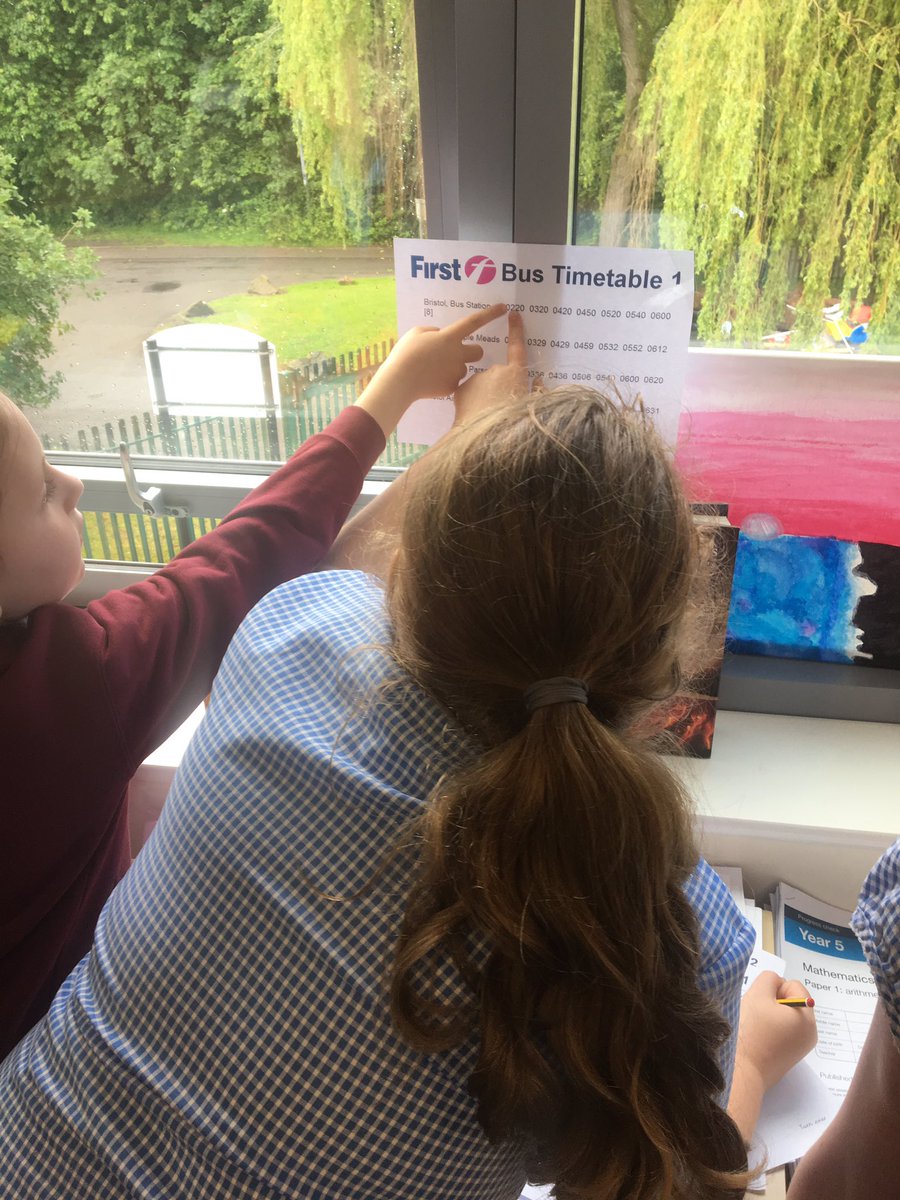 HartfordmanorY5's tweet photo. Using everyday timetables to answer maths problems 👍 https://t.co/jWSsBv4WKr