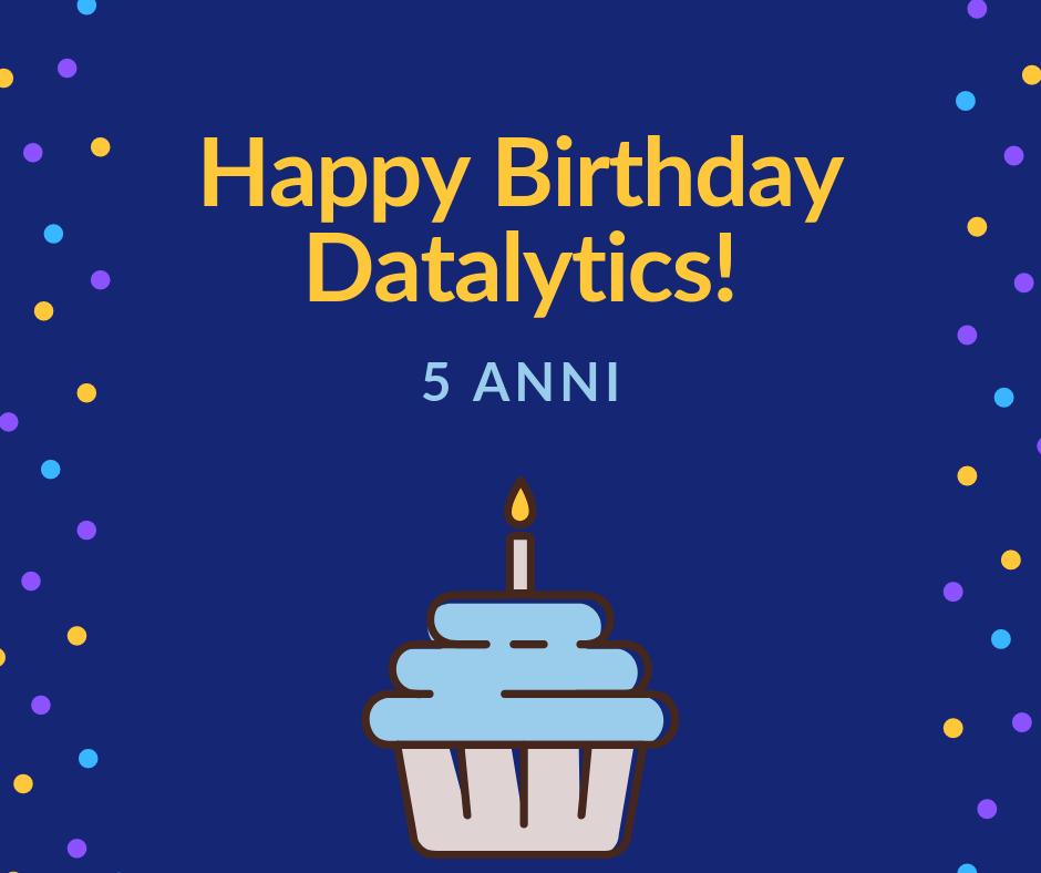 DatalyticsIT's tweet photo. 🎉Datalytics compie 5 anni!

🎂Continuiamo a crescere e migliorare per i nostri clienti! https://t.co/TdDDYp7Ju6