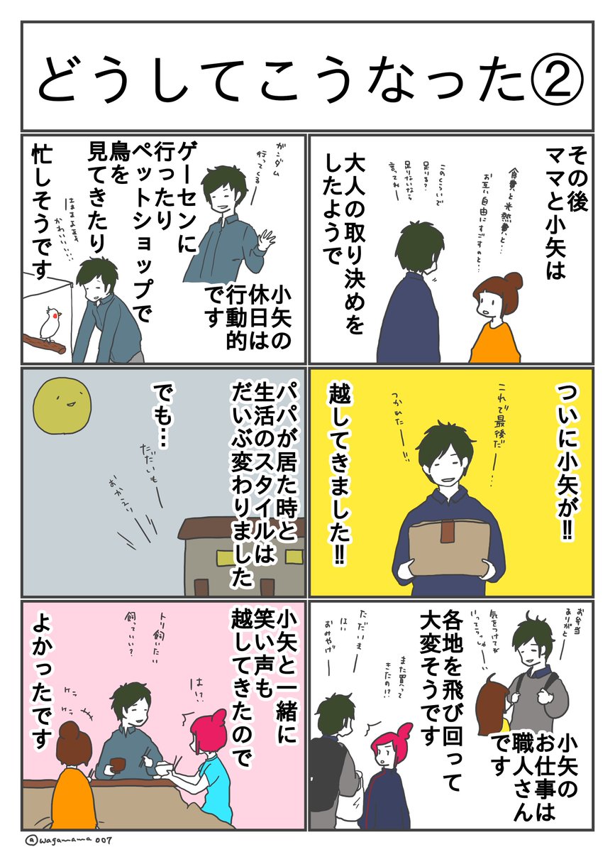 【日記漫画】
今いちばん欲しいものは何か聞かれたらきっと日記を描く時間と答えるであろうわがままです、こんにちは☀✨
前回の日記のおまけ的日記です!
今後の我が家には小矢くんも登場すると思います??
新メンバーを加えた我が家ですが
これからも変わらず仲良くしてやって下さい! 