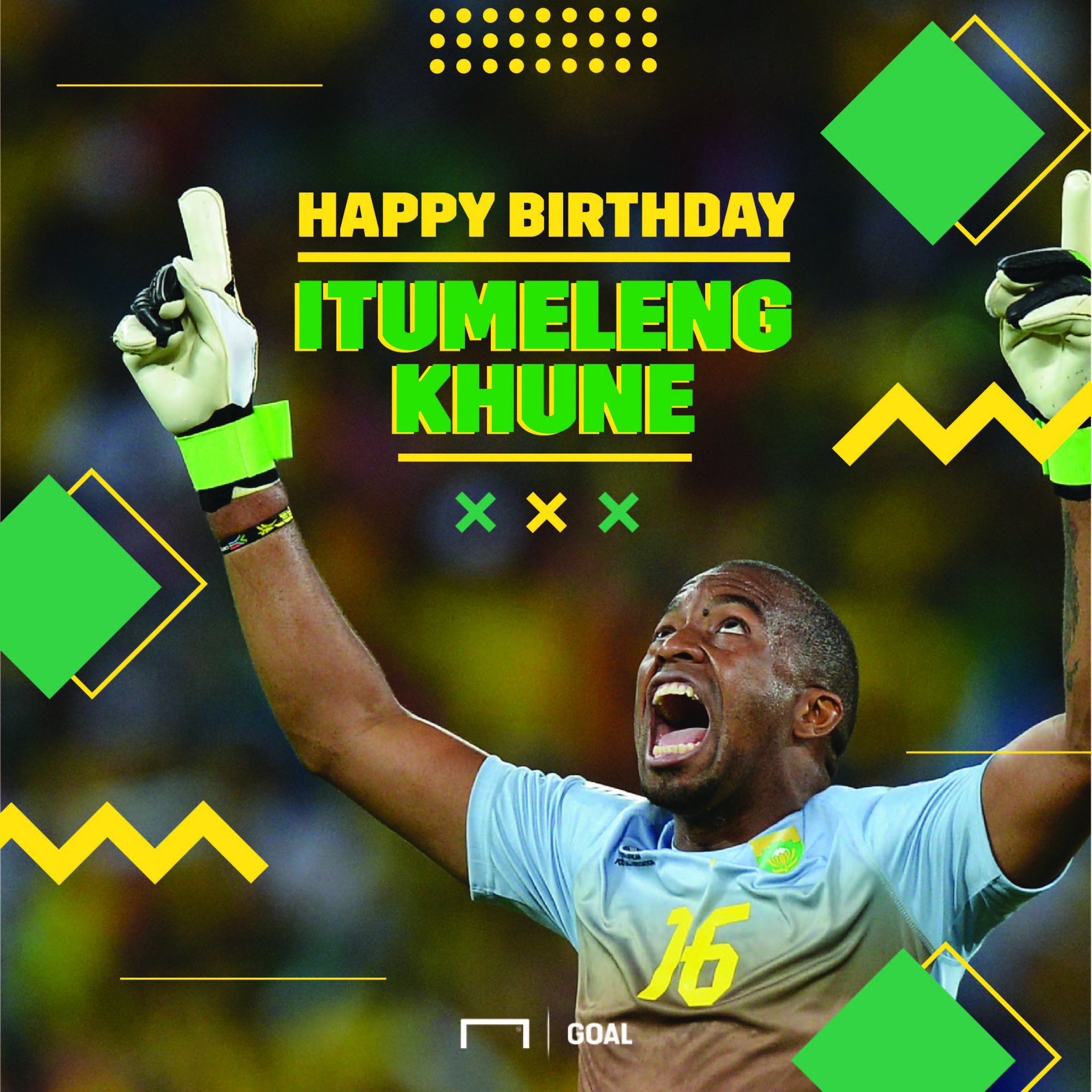 Join us in wishing Itumeleng Khune a very happy birthday! 