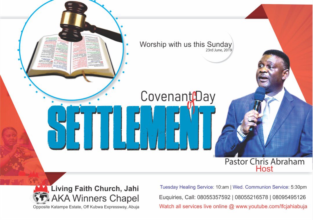lfcjahiabuja's tweet photo. God has a unique plan for you #ThisSunday @lfcjahi
He wants to #StrengthenYou #EstablishYou and #SettleYou.
#ComeAndSee #InviteSomeone
#IHaveDominion https://t.co/0QgTmKPqPk