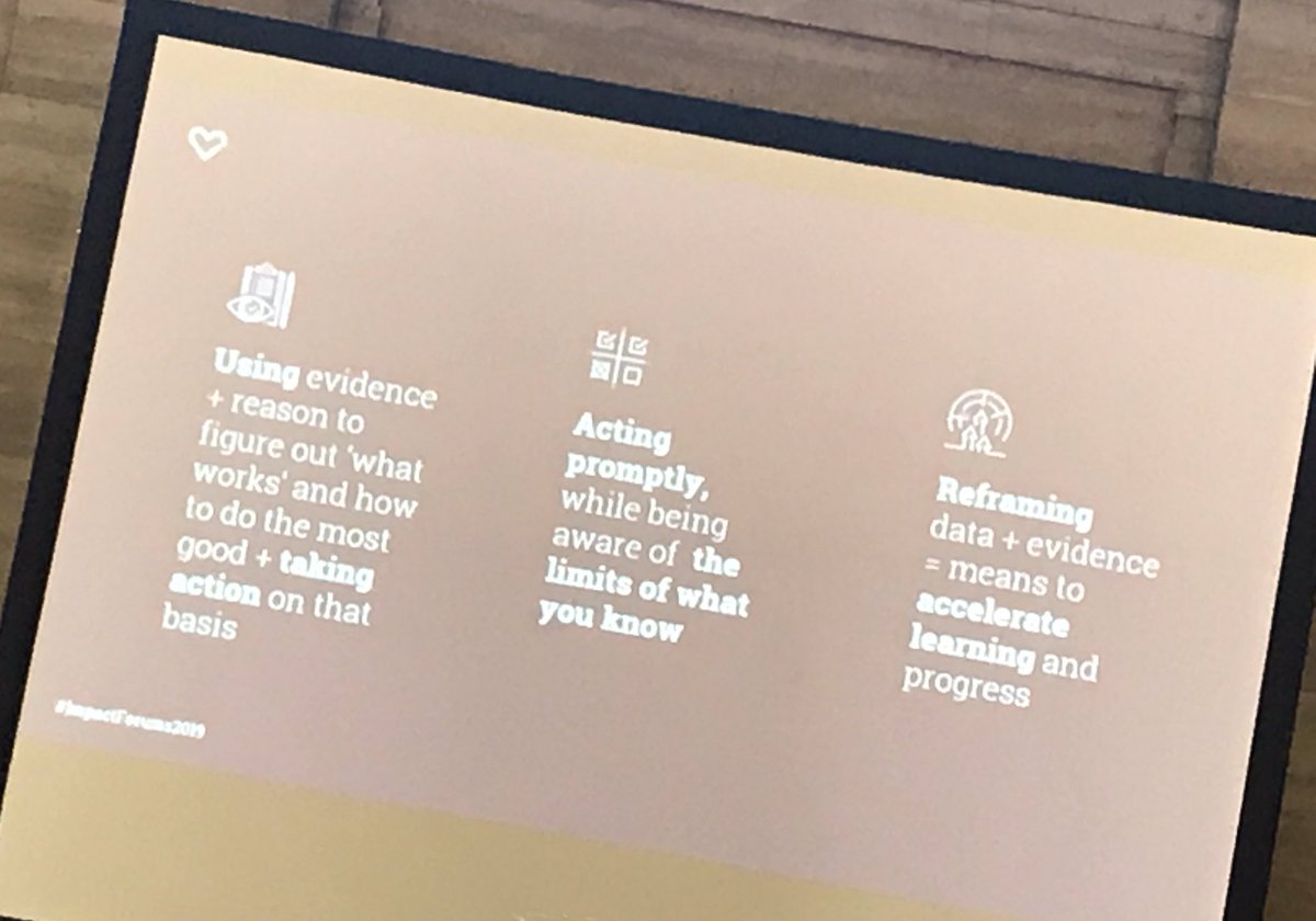Murphster79's tweet photo. We don't know everything but ensuring we act quickly with the  #data #evidence we have can make a difference #ImpactForum2019 https://t.co/18UY4lTxxg