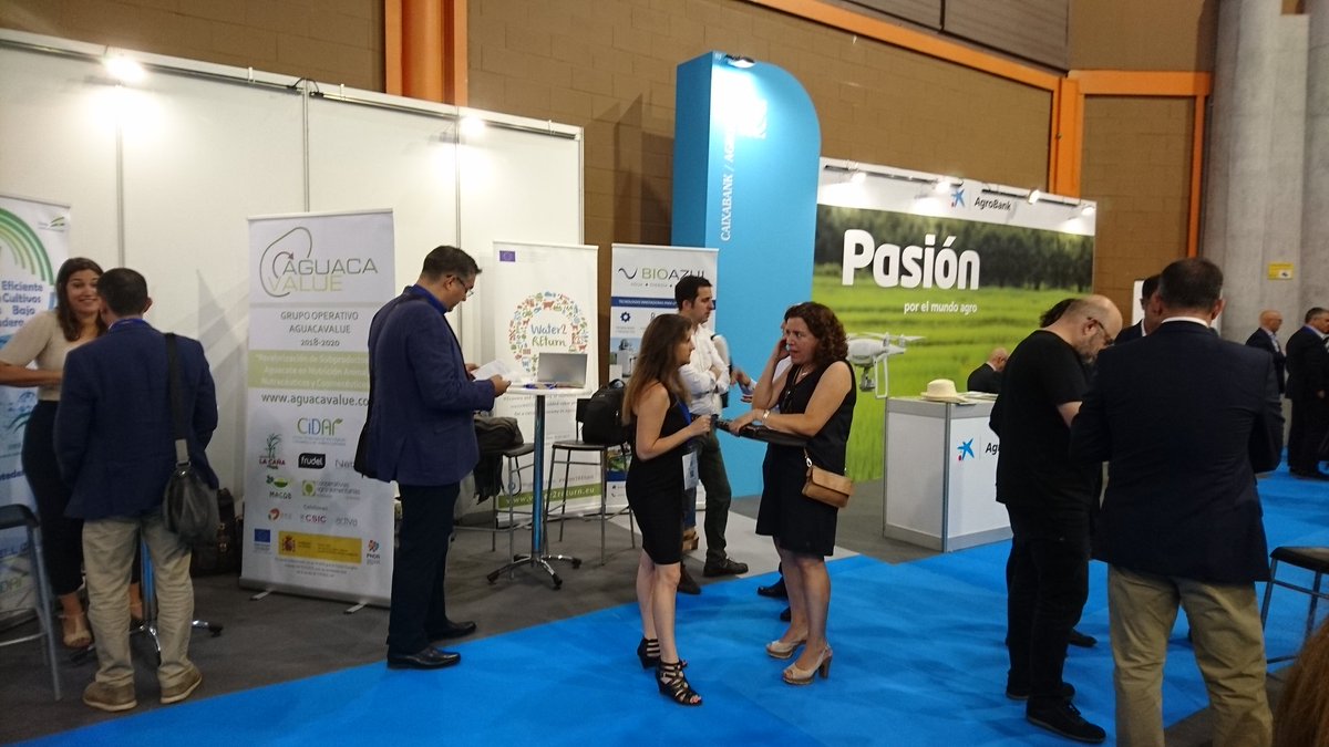 🔴 ¡Estamos en <a href="/SmartAgriFoodSu/">Startup Europe Smart Agrifood Summit</a>! Ven a visitarnos a <a href="/Fycma/">Fycma</a> Málaga, stand S11, donde <a href="/bioazul_spain/">BIOAZUL SL</a> está presentando #Water2REturn y sus demás proyectos productos y servicios. ¡Te esperamos!