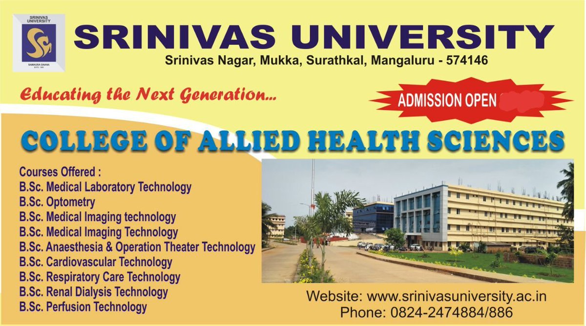 Srinivas University (@srinivasgroup) on Twitter photo 