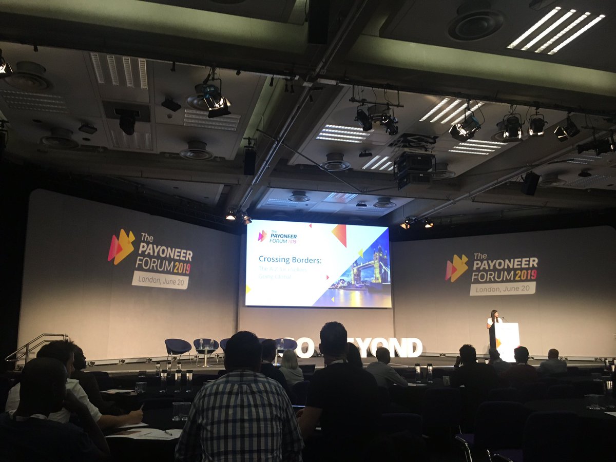 CryptoCashbacks's tweet image. Crossing Borders: The A-Z for #eSellers Going Global. The #Payoneer Forum 2019 #CashBack #CryptoCashback #eSeller