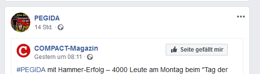 SvenIsHell's tweet photo. Der Elsässer muss am Montag ewas derbe Ballerndes genommen haben: er hat 4.000 Menschen bei Pegida gesehen. #dd1709 #nopegidaDD https://t.co/4XxGbBhBro