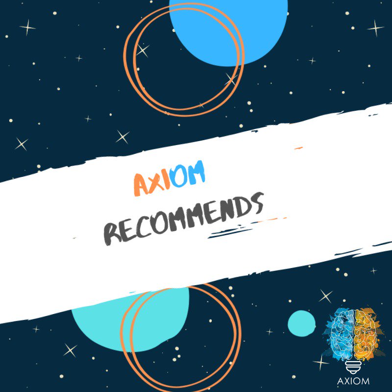 AxiomNsut's tweet photo. Hola peeps, Axiom is back with coolest things for this summer - *AXIOM RECOMMENDS*. Get ready to have fun with philosophy. We have got books to read, movies and web series to enjoy watching and some facts to ponder about.
Coming Soon.
Stay tuned.
#axiom #nsut #axiom_recommends https://t.co/9iIUTEP7Hj