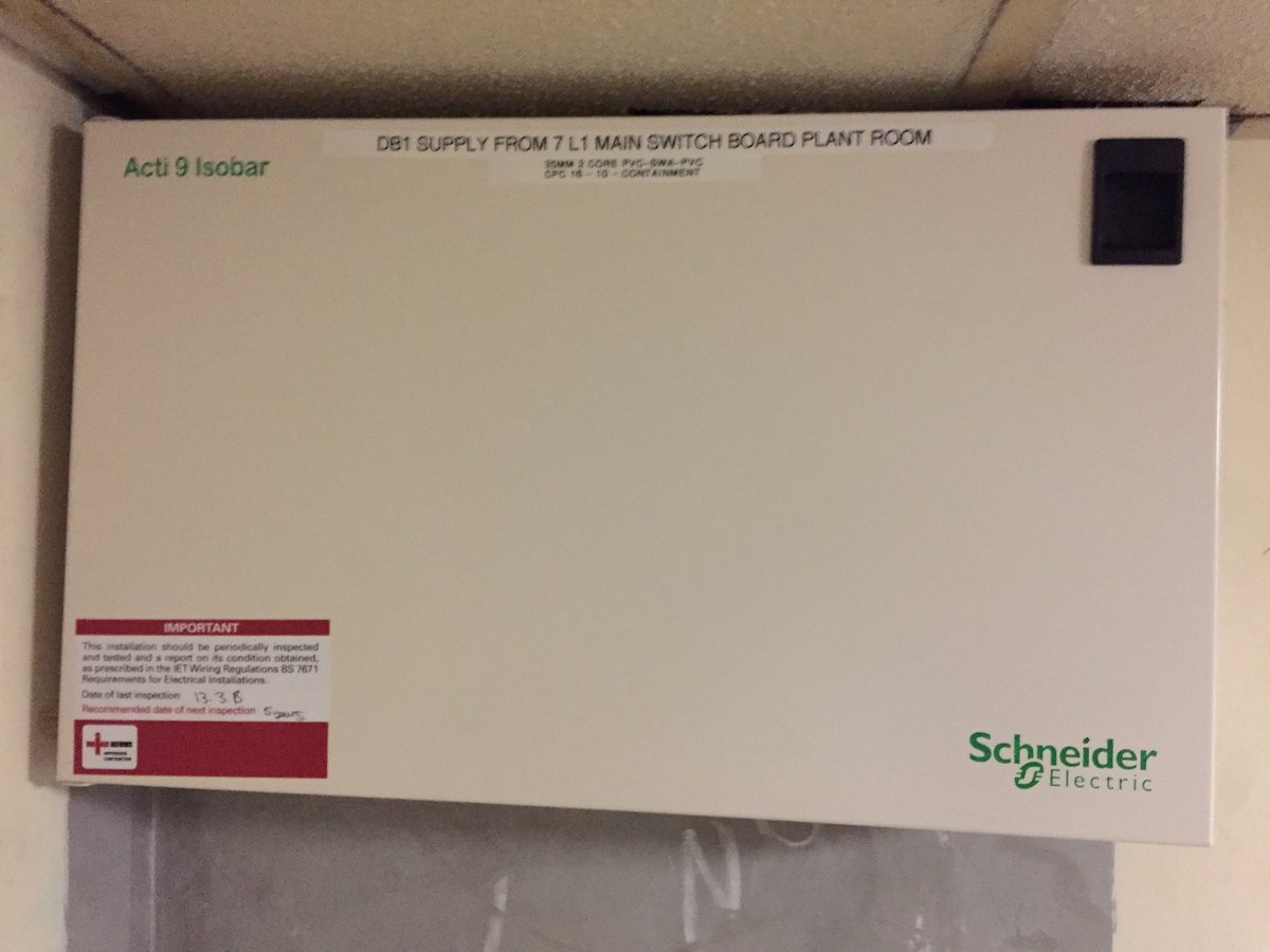 Consumer unit upgrade completed by O’Grady electrical staff