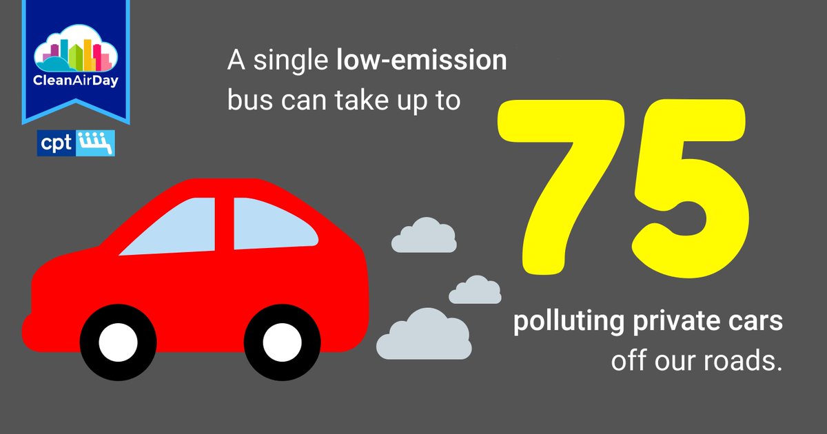 BordersBuses's tweet photo. 💡A single low-emission bus can take up to 75 polluting private cars off our roads 🚌

Hop on the bus and help clean our air!

#Choosebus #CleanAirDay2019 #OnBus #BordersBuses #CleanAirDay #CleanTheAir @CPT_Scot @cleanairdayuk https://t.co/m1zRbrH1Dw