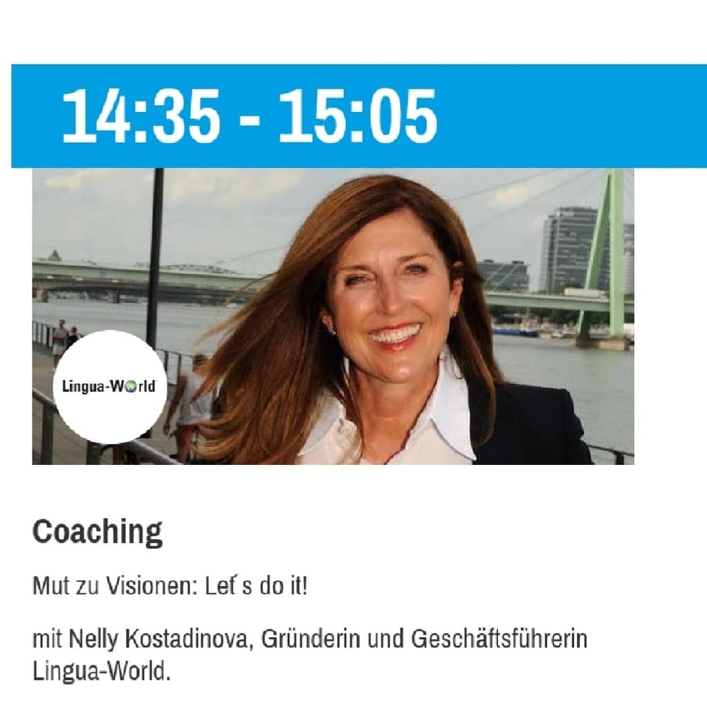 Mut zu Visionen!
Was ist Erfolg, und wie erlangt man ihn? Man braucht vor allem eines - große Visionen! Doch wie lernt man anzupacken und den Mut zu gewinnen, seine Träume wahr werden zu lassen?  Über all das werde ich am 25. Juni in Stuttgart sprechen - seid dabei!