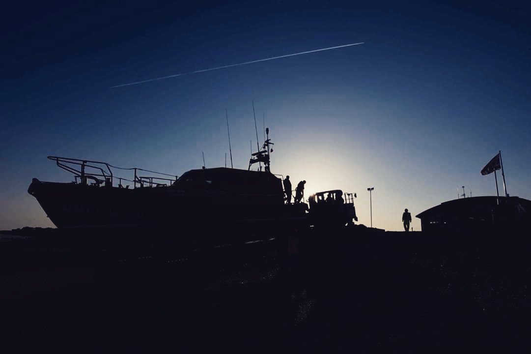 Taken by one of our crew during a training session in May 
#rnli #selsey #savinglivesatsea