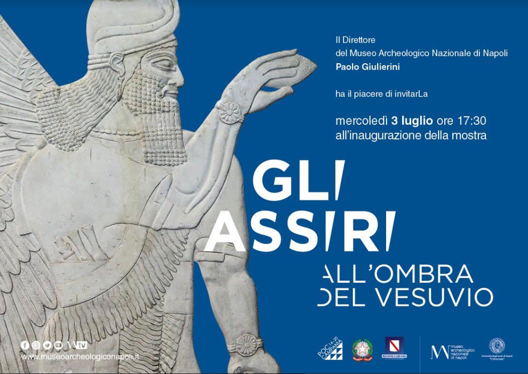 Mercoledì 3 luglio, alle 17.30, si inaugura al #Mann la mostra sugli Assiri, che ho seguito sin dalla sua genesi e per la quale ho selezionato le diverse soluzioni tecnologie utilizzate per migliorare l'esperienza di fruizione del visitatore.
STAY TUNED!
#Assiri_al_Mann
