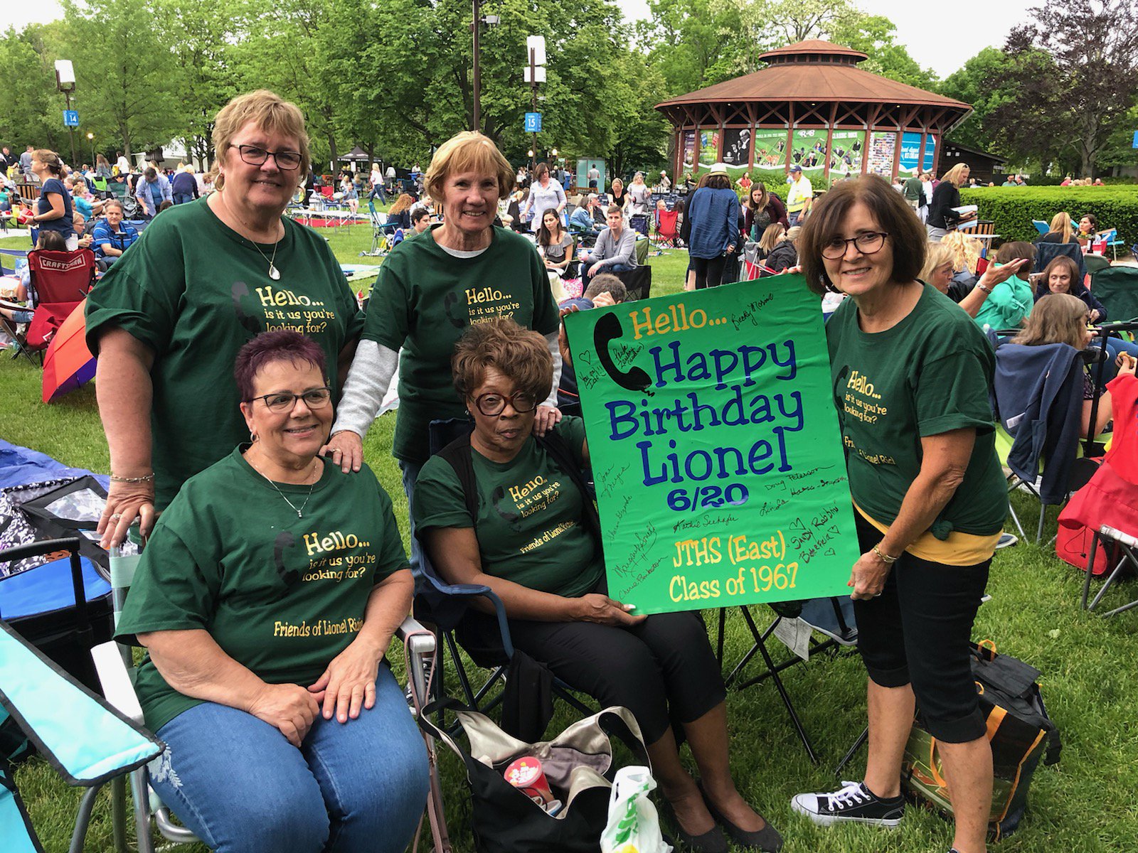 Happy 70th Birthday Lionel Richie. You made our day!!Ravinia \June 11th 2019 