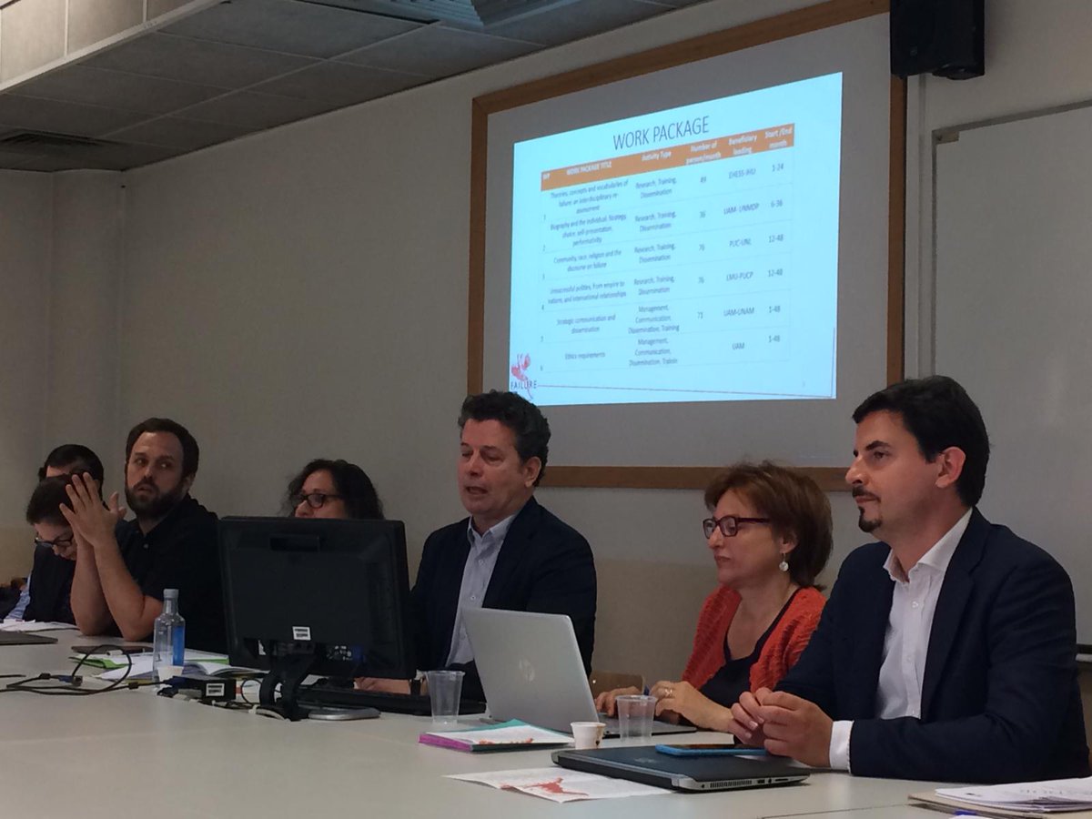 FAILUREPROJECT1's tweet photo. Comienza en la Universidade Nova de Lisboa la reunión de arranque de nuestro proyecto europeo H2020 sobre las genealogías del fracaso y su reversibilidad.
#FailureKickOff https://t.co/Ytt8V9EXQ0