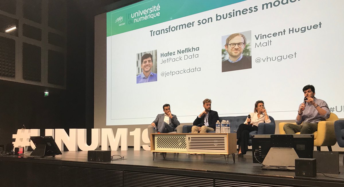 jupyterdata's tweet image. A l&apos;Université du Numérique ce matin, nous avons partagé avec des PME sur la transformation de leur business model via des #innovations start-ups. Une discussion très intéressante ! Merci au #MEDEF pour l&apos;invitation !

@jetpackdata #unum19  #StationF #InsurTech #fintech
