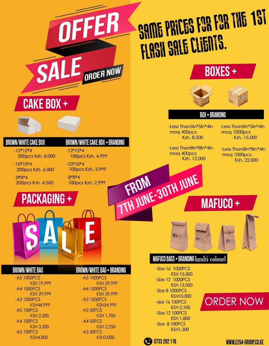 AntonyNgureG's tweet photo. Made in Kenya 🇰🇪 made by kenyans Promote the local business ,
Talk to us for all your packaging needs 0733 292 116  #BoycottJSRestaurant https://t.co/mOckoKRtxM