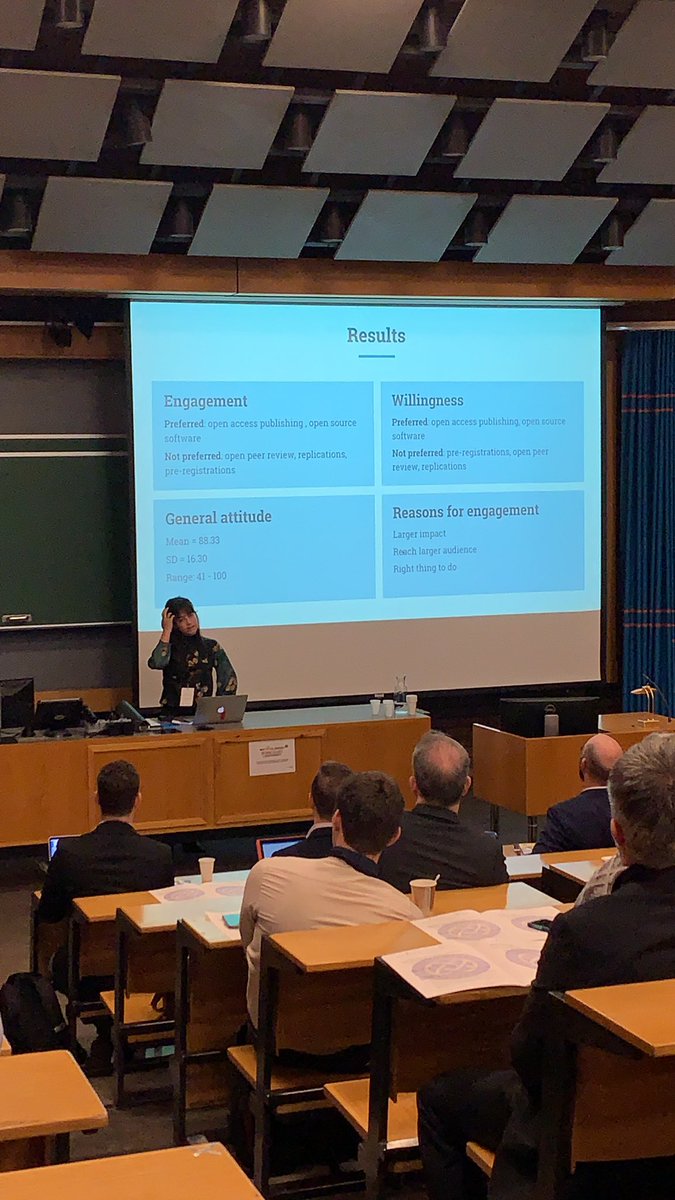SocTerRes's tweet photo. #STR2019 results of survey circulated after #STR2018 of research engagement with open science (N=75). https://t.co/dem2uqrmTL
