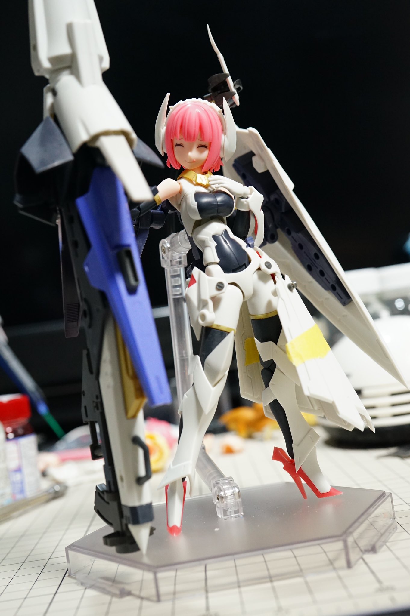 らいなーマン デスティニーインパルス完成 ランサーぱぱっと改造 ๑ ๑ 今回も簡単改造です ランスの根元をジャンクパーツなどでドレスアップし より尖ったシルエットに スカートを片側に寄せアシンメトリーを強調 背中が寂しいので尻尾 らいなーマン デスティニーインパルス完成 ランサーぱぱっと改造 ๑ ๑ 今回も簡単改造です ランスの根元をジャンクパーツなどでドレスアップし より尖ったシルエットに スカートを片側に寄せアシンメトリーを強調 背中が寂しいので尻尾
