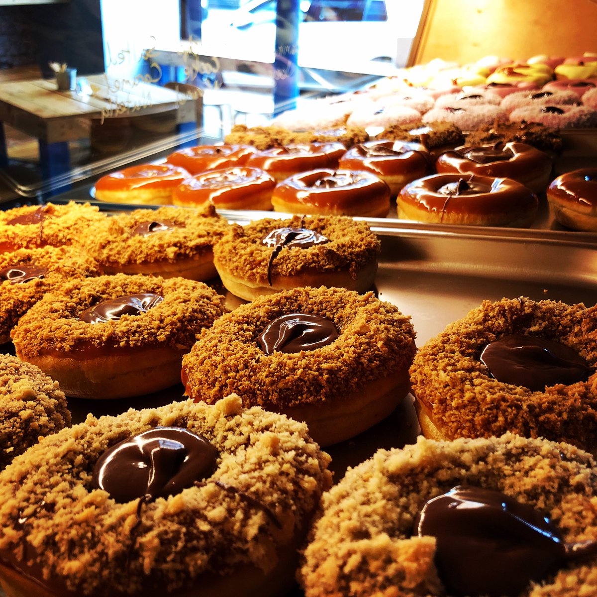 doughzydonuts's tweet photo. #strandtownvillage #belmontroad #belfast #freshfromscratch #doughnuts #donuts #jammyjoeys #fromscratch #nutella #saltedcaramel #chocolate https://t.co/n9FY46Vkim
